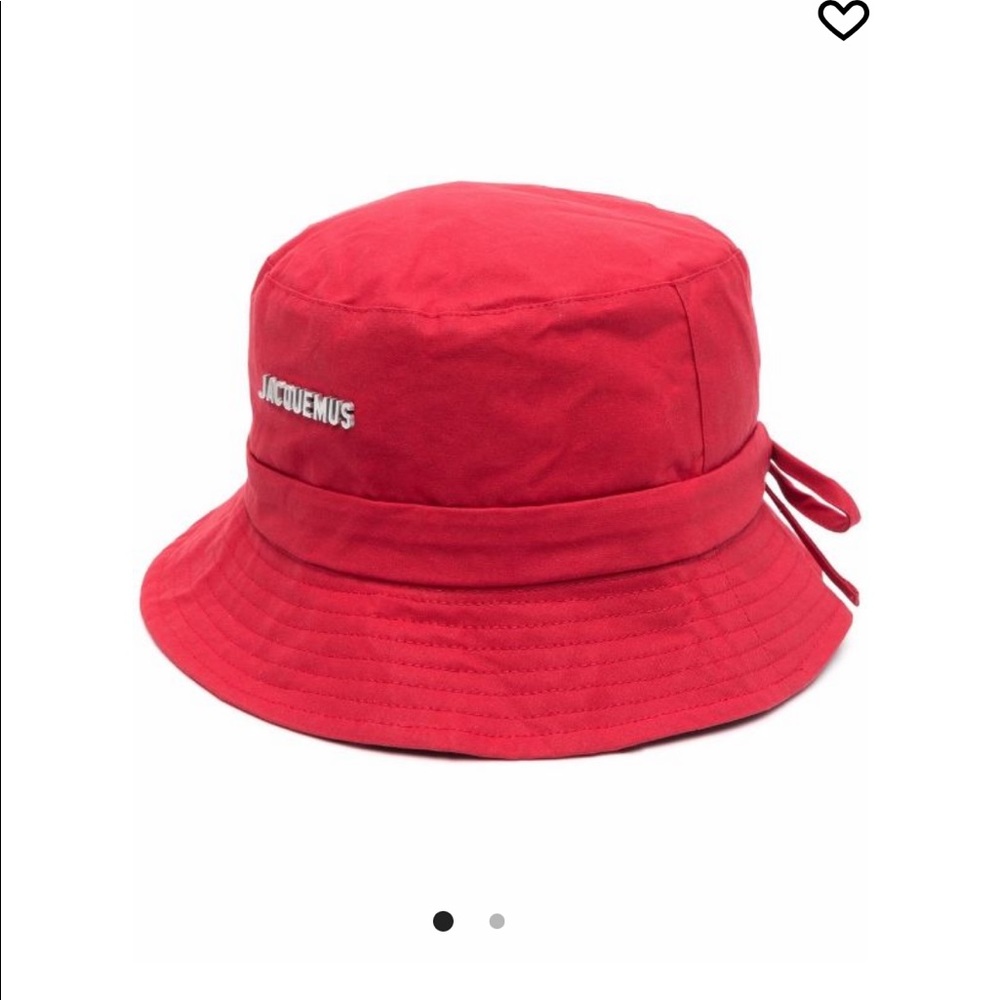 Jacquemus red bucket hat